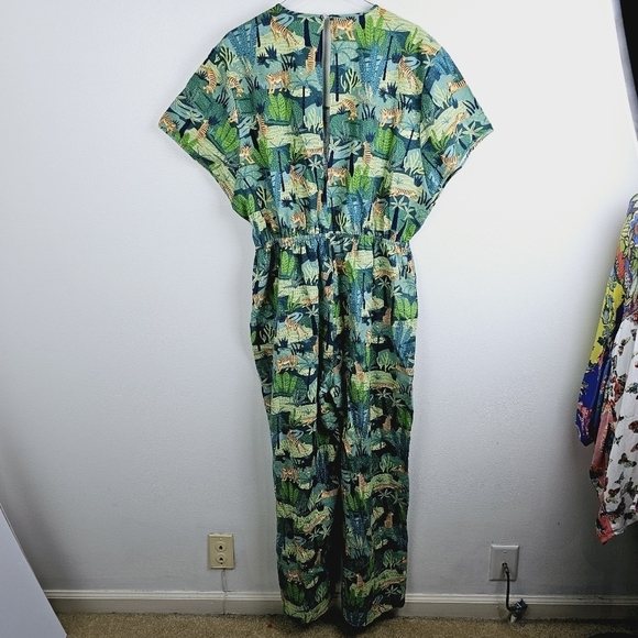 World Market Tropical Tiger Jumpsuit L/XL - Picture 2 of 9